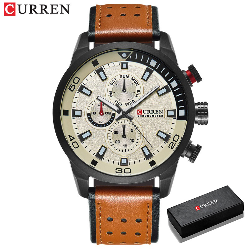 Luxury Watch Maker - Часы CURREN Мужские кварцевые, стильные роскошные
