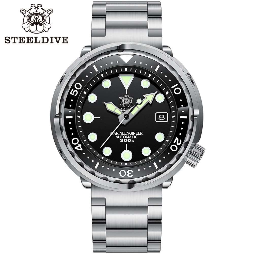 Diver Watch 300M - Официальные модные часы STEELDIVE SD1975 Tuna