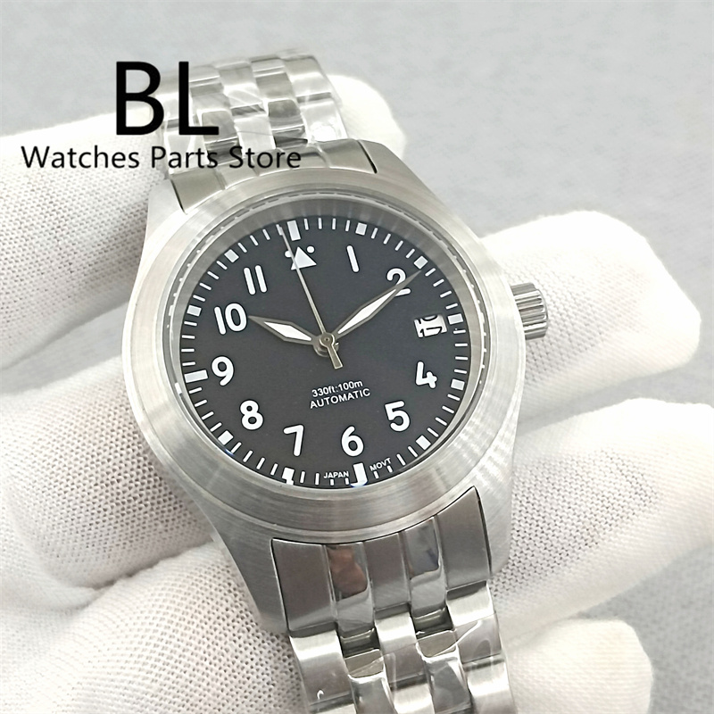 Luxury Watch Green Dial - BLIGER 36 мм/39 мм пилотный стиль