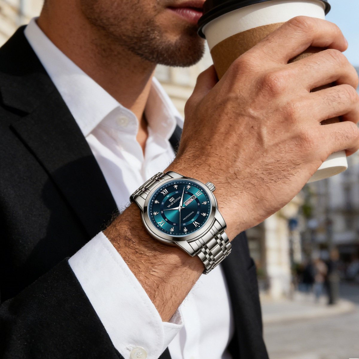 Роскошные золотые часы с крист – обзор и цена Luxury Watch Green Dial