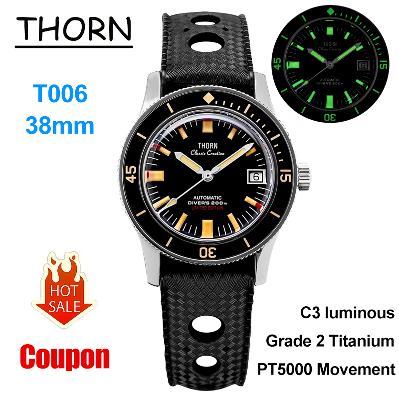Механические часы Thorn T006,  – обзор и цена Luxury Watch Grade