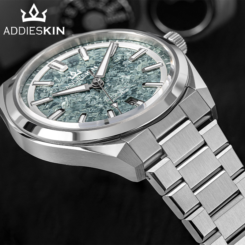 AddiesKin K006 Титановые часы  – обзор и цена Luxury Watch Green Dial