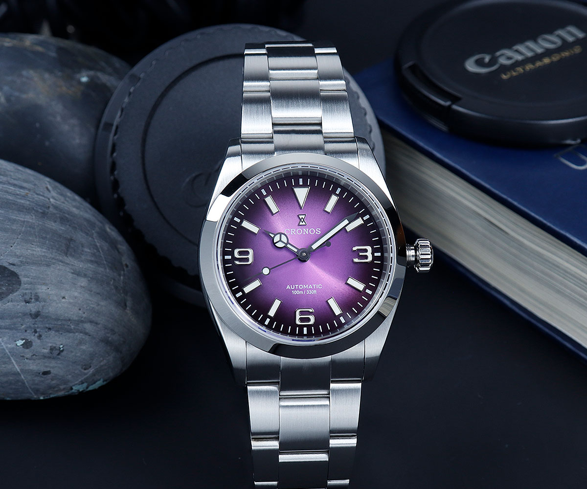 Cronos L6032 36 мм мужские мех – обзор и цена Diver Watch 300M