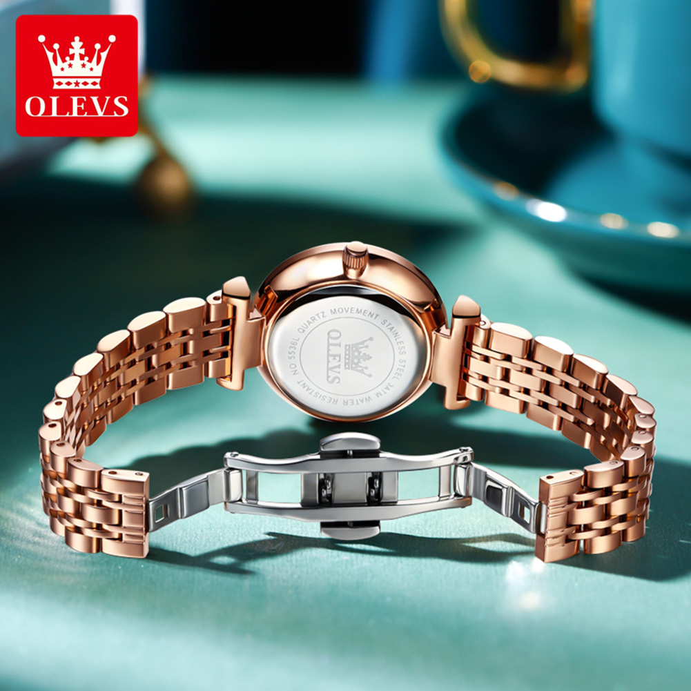 OLEVS 5536 Брендовые красивые  – обзор и цена Ladies Luxury Watch