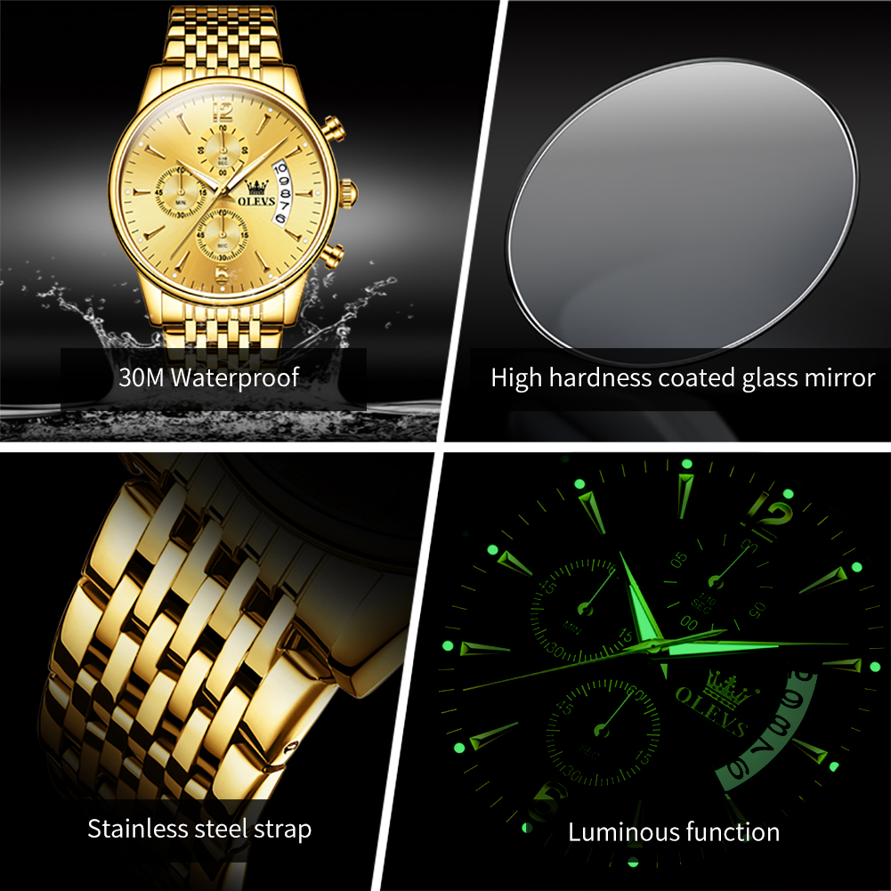 OLEVS брендовые роскошные золо – обзор и цена Luxury Watch Maker