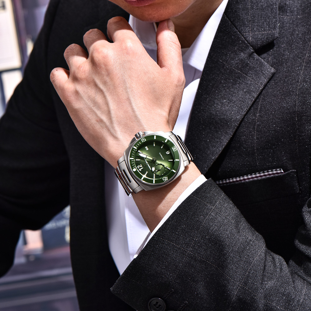 Мужские часы PAGANI DESIGN, ро – обзор и цена Luxury Watch Green Dial