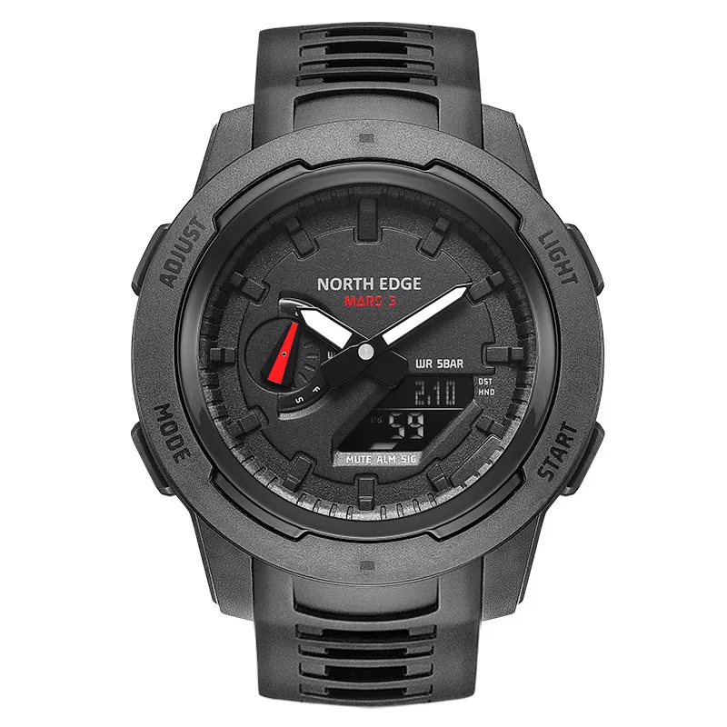 Мужские военные часы NORTH EDG – обзор и цена Diver Watch 300M