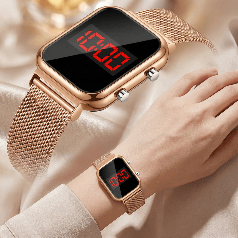 Модные прямоугольные светодиод – обзор и цена Luxury Watch Exchange
