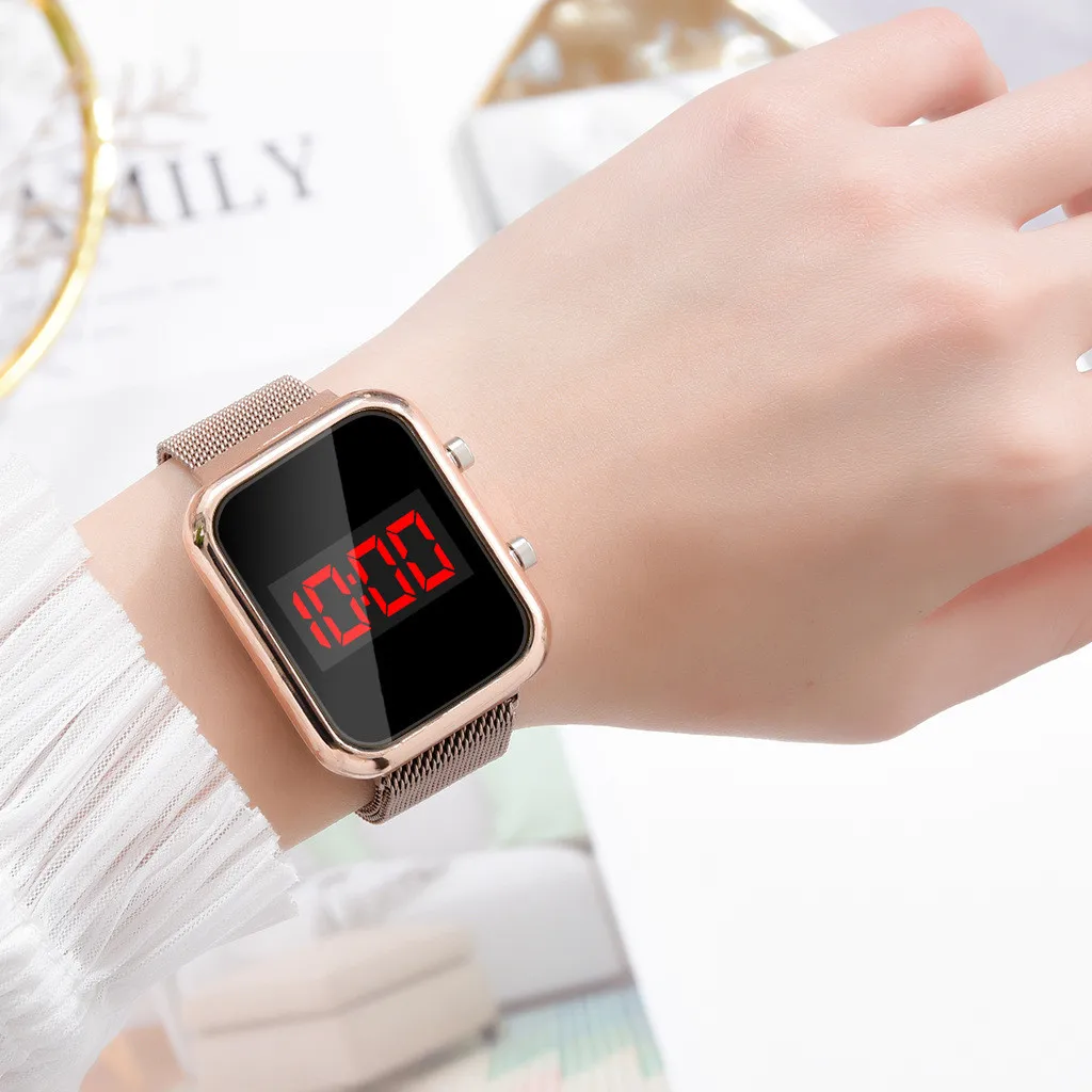 Модные прямоугольные светодиод – обзор и цена Luxury Watch Exchange