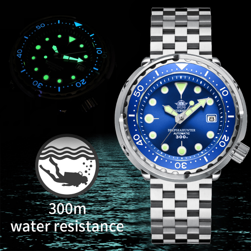ADDIESDIVE Мужские механически – обзор и цена Diver Watch 300M