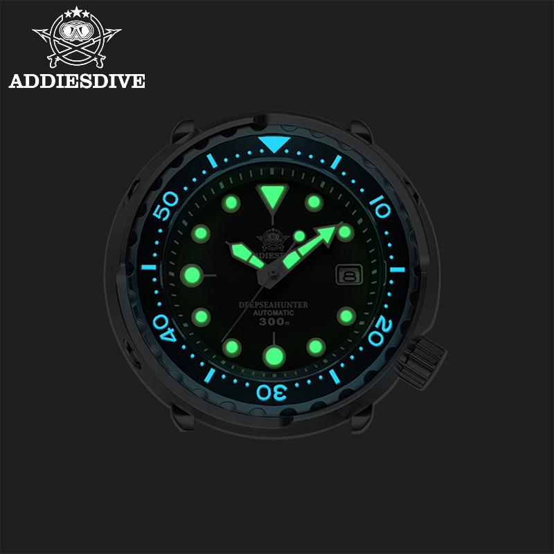 ADDIESDIVE Мужские механически – обзор и цена Diver Watch 300M