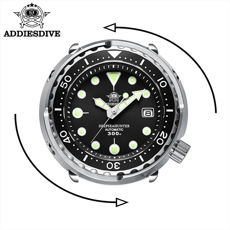 ADDIESDIVE Мужские механически – обзор и цена Diver Watch 300M