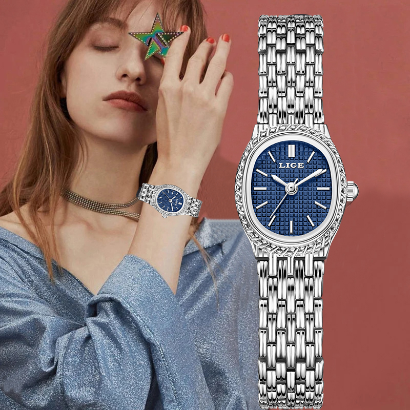 LIGE модные роскошные кварцевы – обзор и цена Ladies Luxury Watch