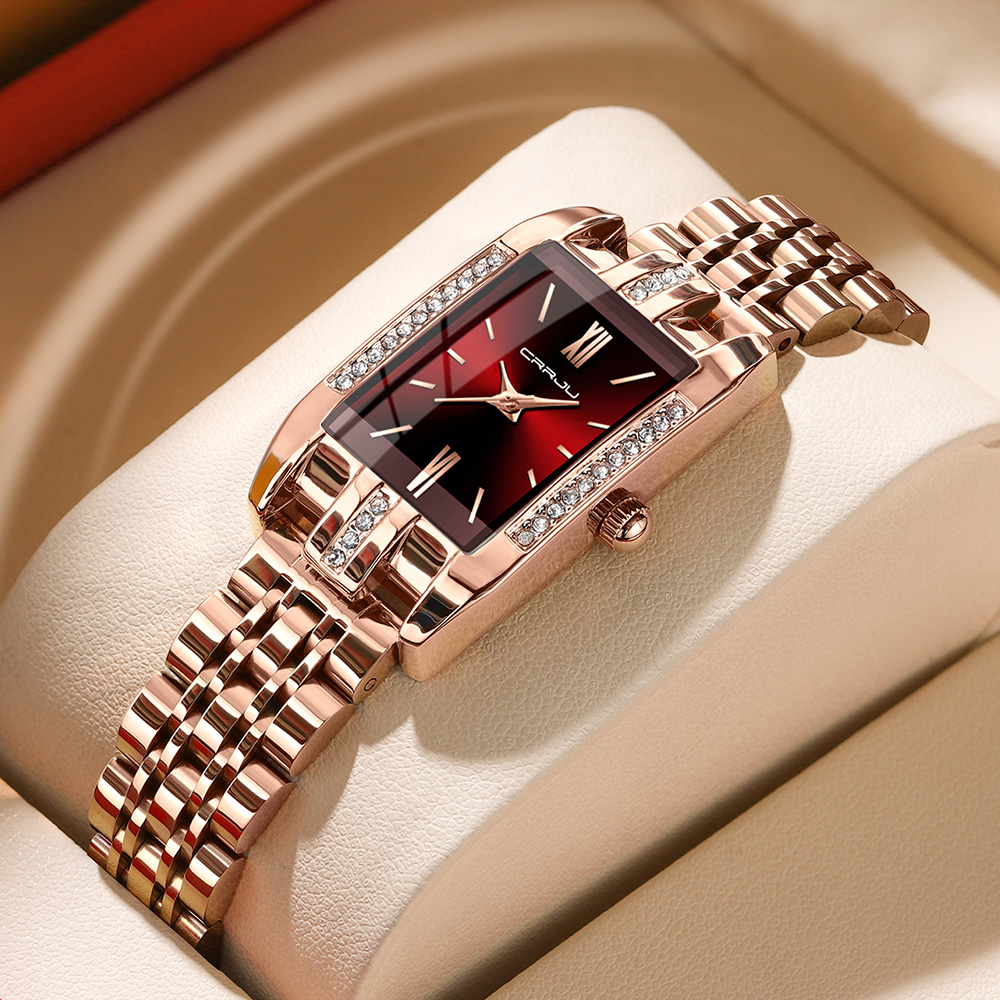 CRRJU Роскошные квадратные час – обзор и цена Ladies Luxury Watch
