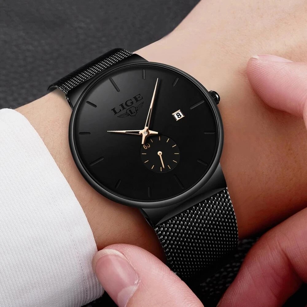LIGE модные мужские часы лучши – обзор и цена Luxury Watch Maker