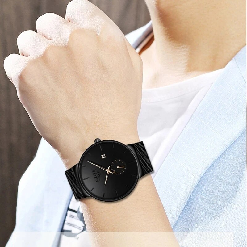 LIGE модные мужские часы лучши – обзор и цена Luxury Watch Maker