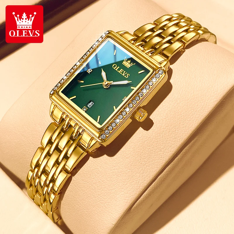 OLEVS 9995 Женские часы с дато – обзор и цена Ladies Luxury Watch