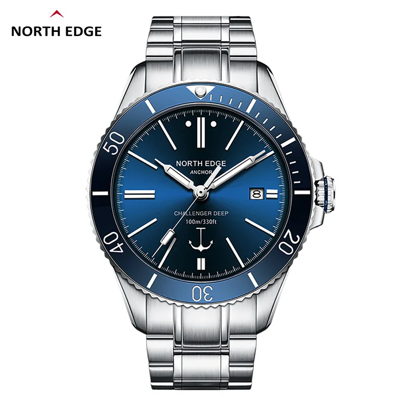 Новые мужские механические нар – обзор и цена Diver Watch 300M