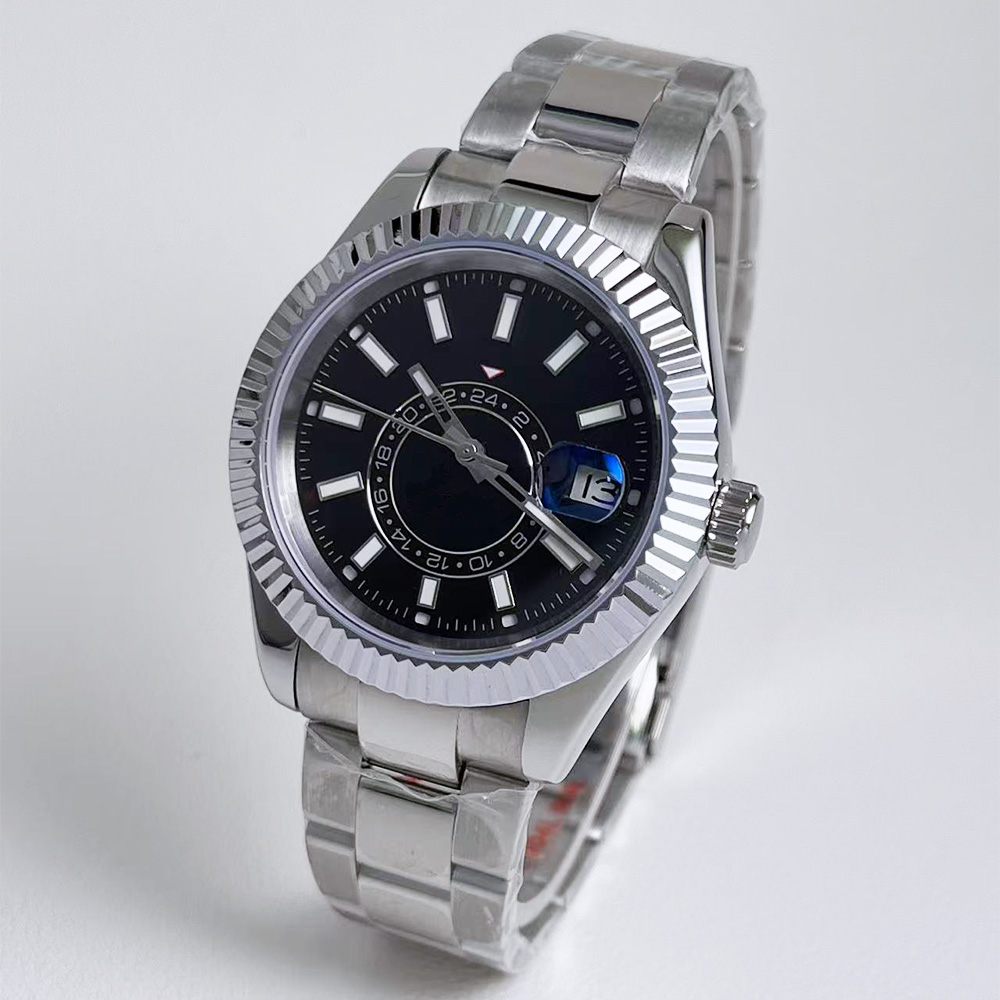 Мужские автоматические часы 39 – обзор и цена Luxury Watch Green Dial