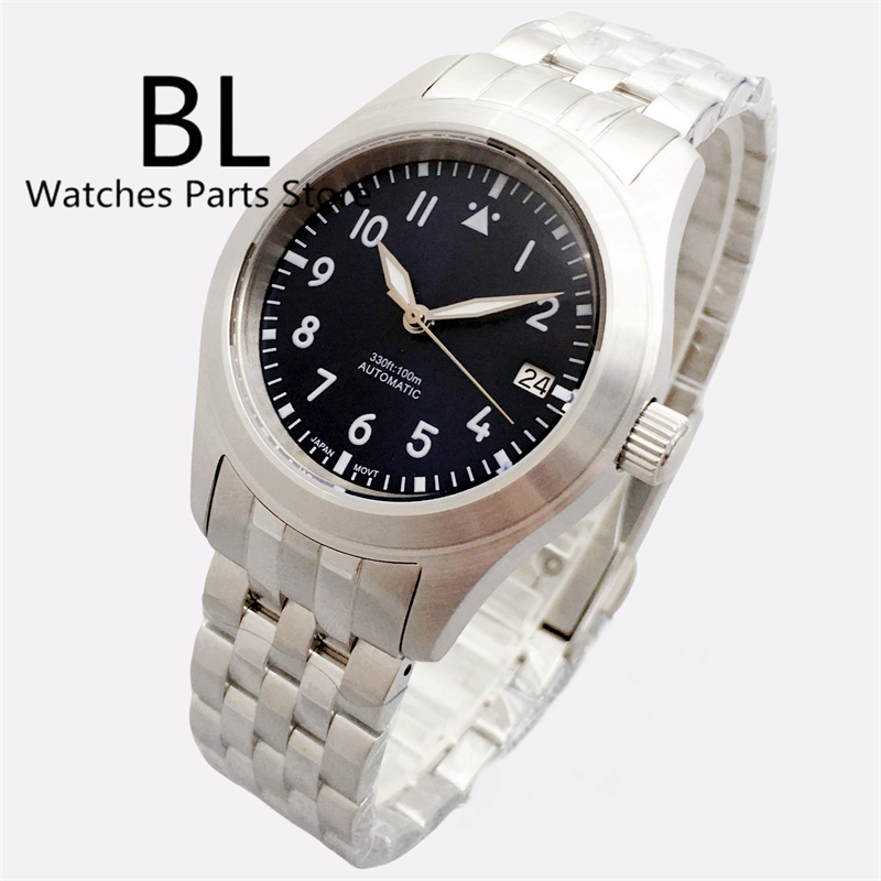 BLIGER 36 мм/39 мм пилотный ст – обзор и цена Luxury Watch Green Dial