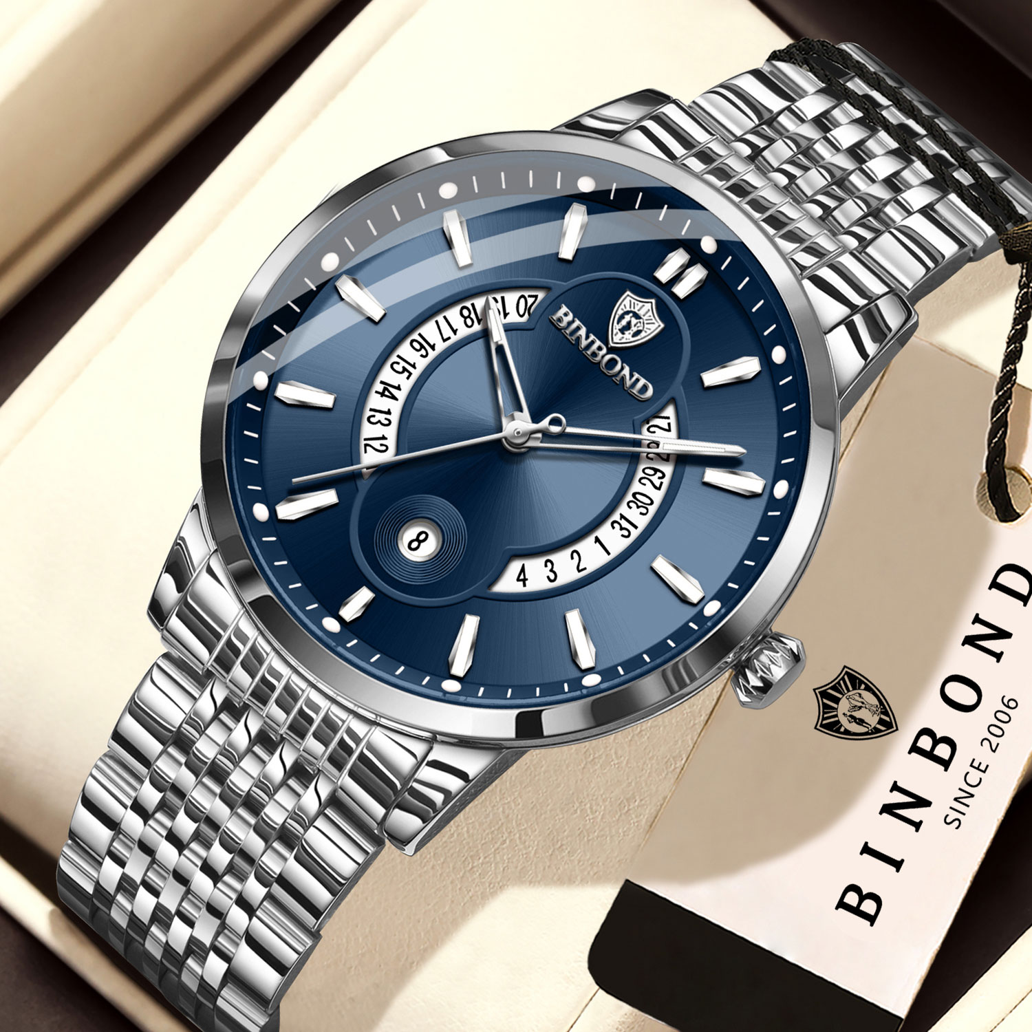BINBOND Оригинальные светящиес – обзор и цена Luxury Watch Exchange