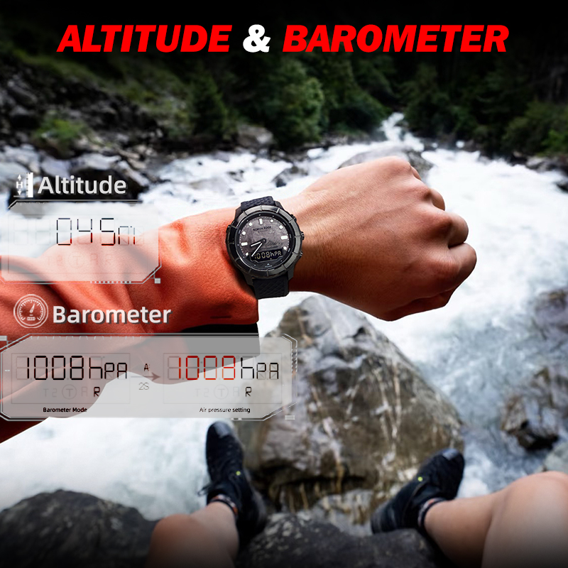 Мужские цифровые часы NORTH ED – обзор и цена Diver Watch 300M