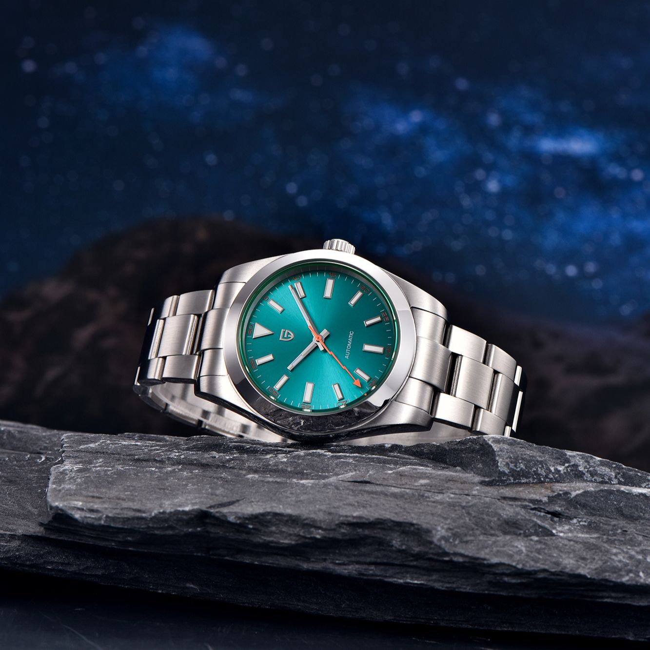 Мужские механические часы PAGA – обзор и цена Luxury Watch Green Dial